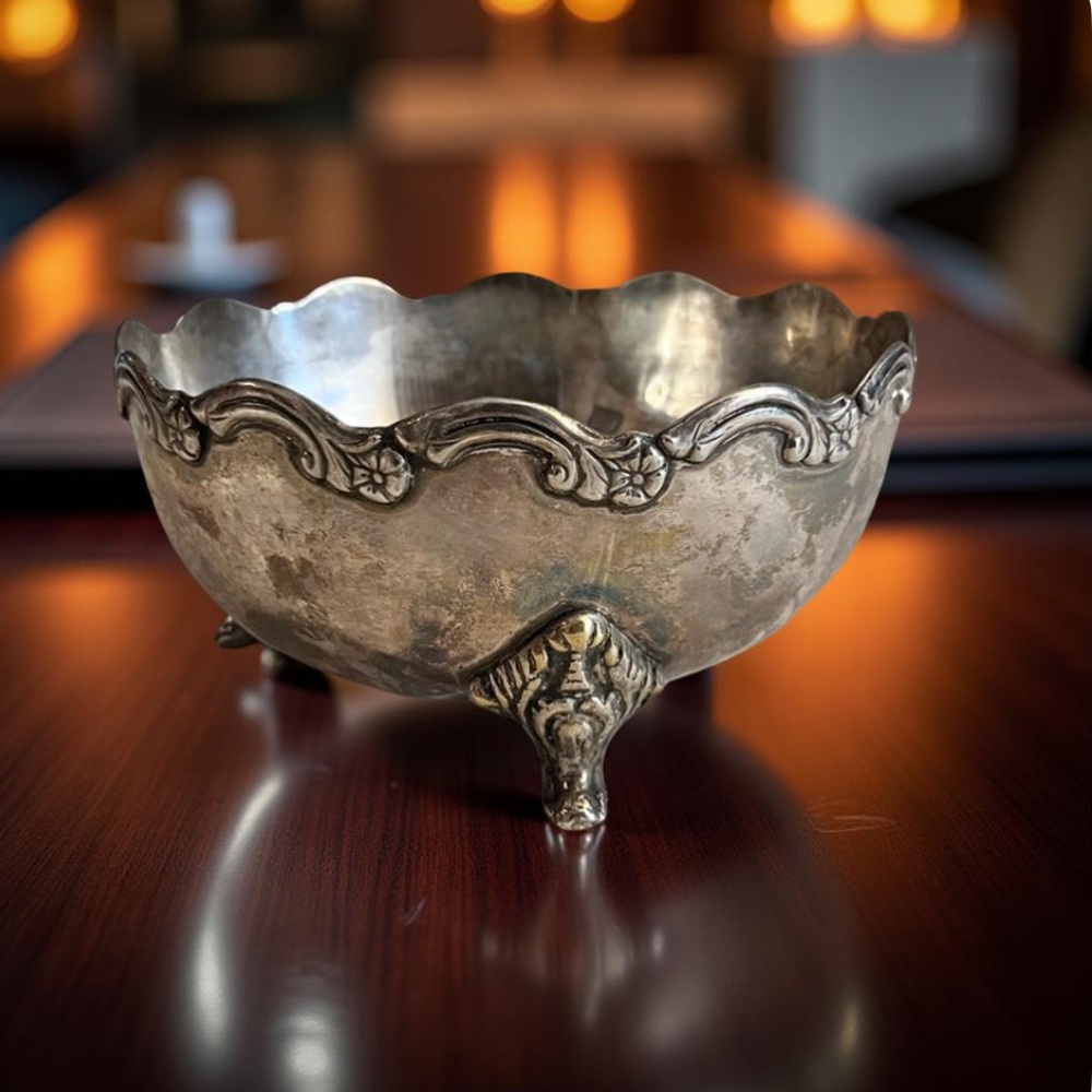 Silver Bowl - Decorative Bowl Elegant Vintage
